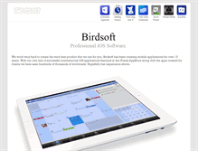 Tablet Screenshot of main.birdsoft.biz